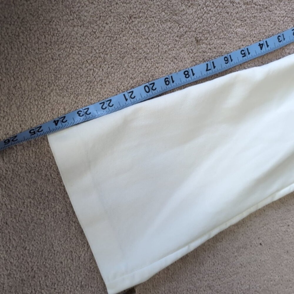 Zara Coastal Beach Pocket Cropped Flare Spring Pants M - Picture 5 of 9